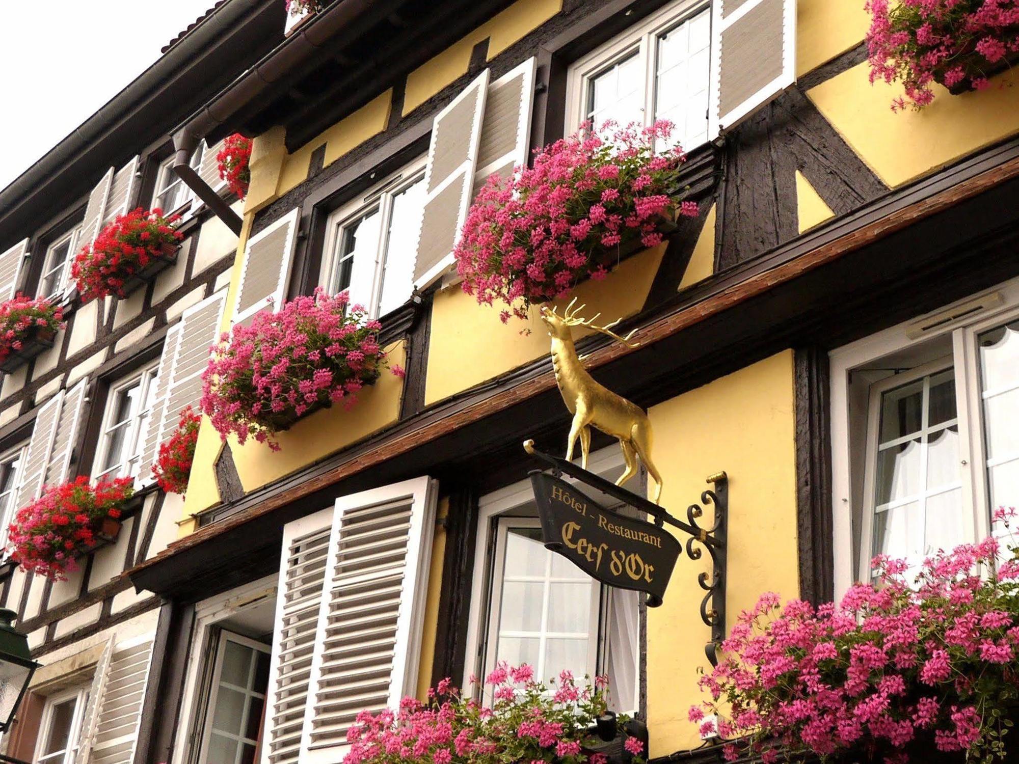 Logis Hotel Restaurant Au Cerf D'Or Strasbourg Eksteriør bilde